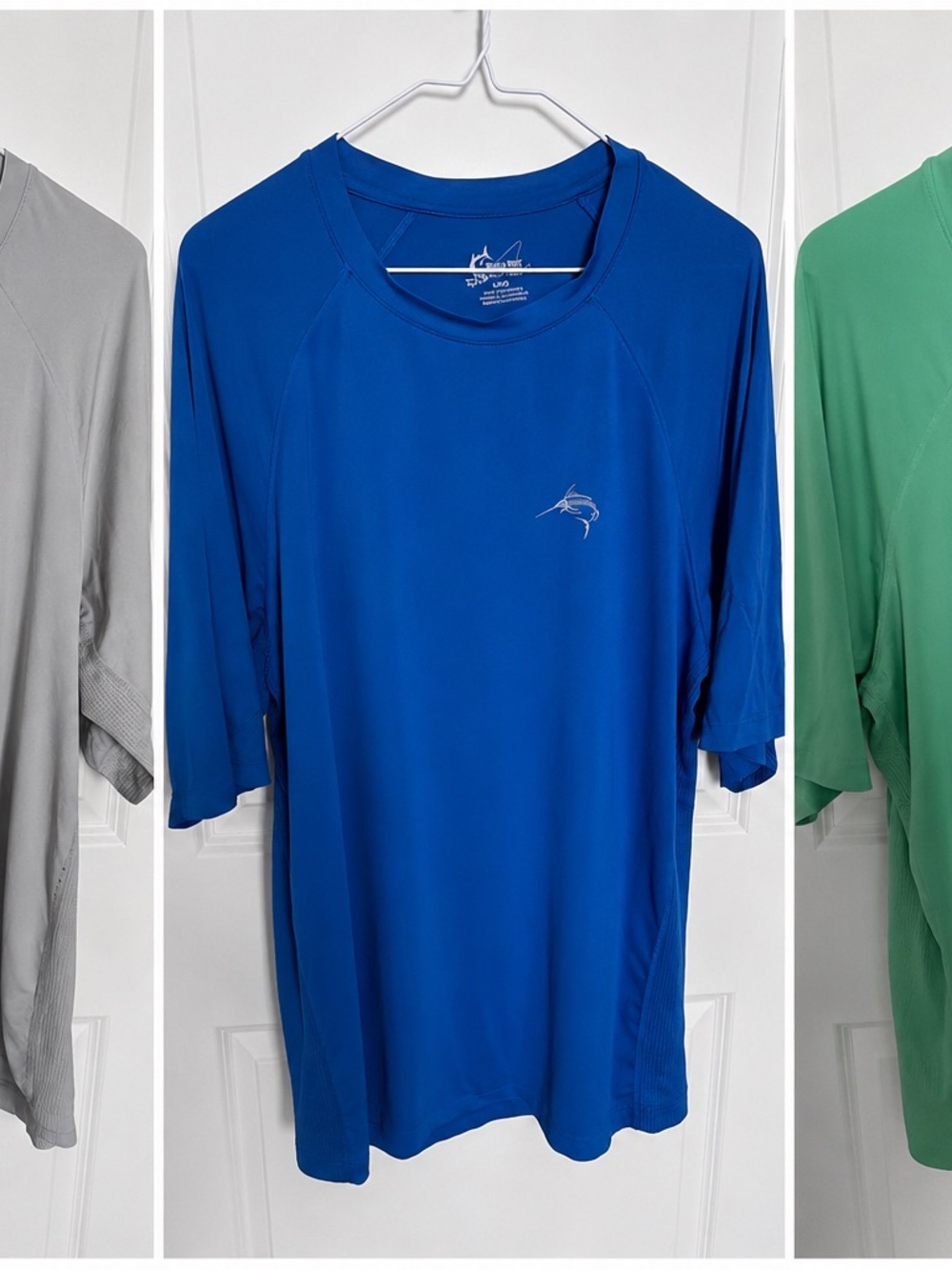 3 Mens Short Sleeve Fishing Shirts UPF 30